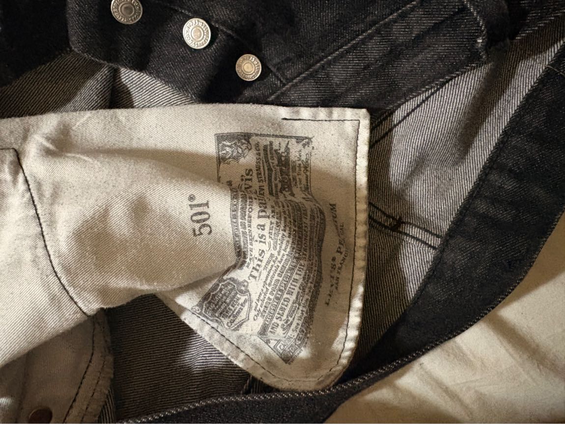 Levis 501 selvedge pantolon — görsel 5/7