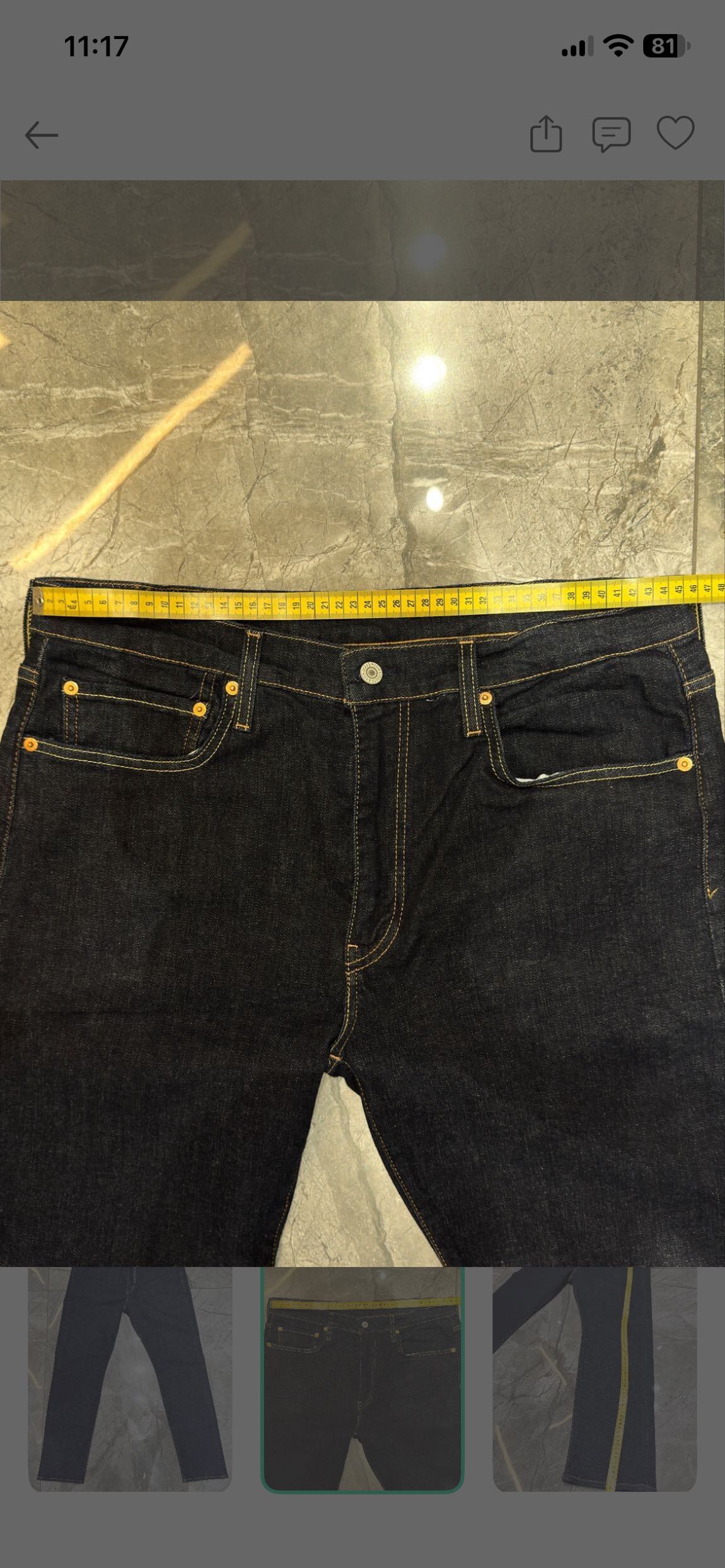 Levi's 502 36/32 beden sıfır — görsel 2/5