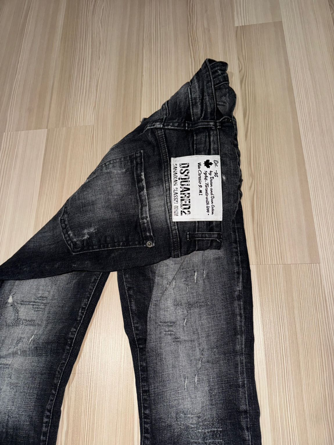 DSQUARED2 siyah jeans — görsel 3/4