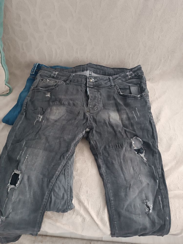 Dsquared2 Gri Jean Pantolon — görsel 2/3