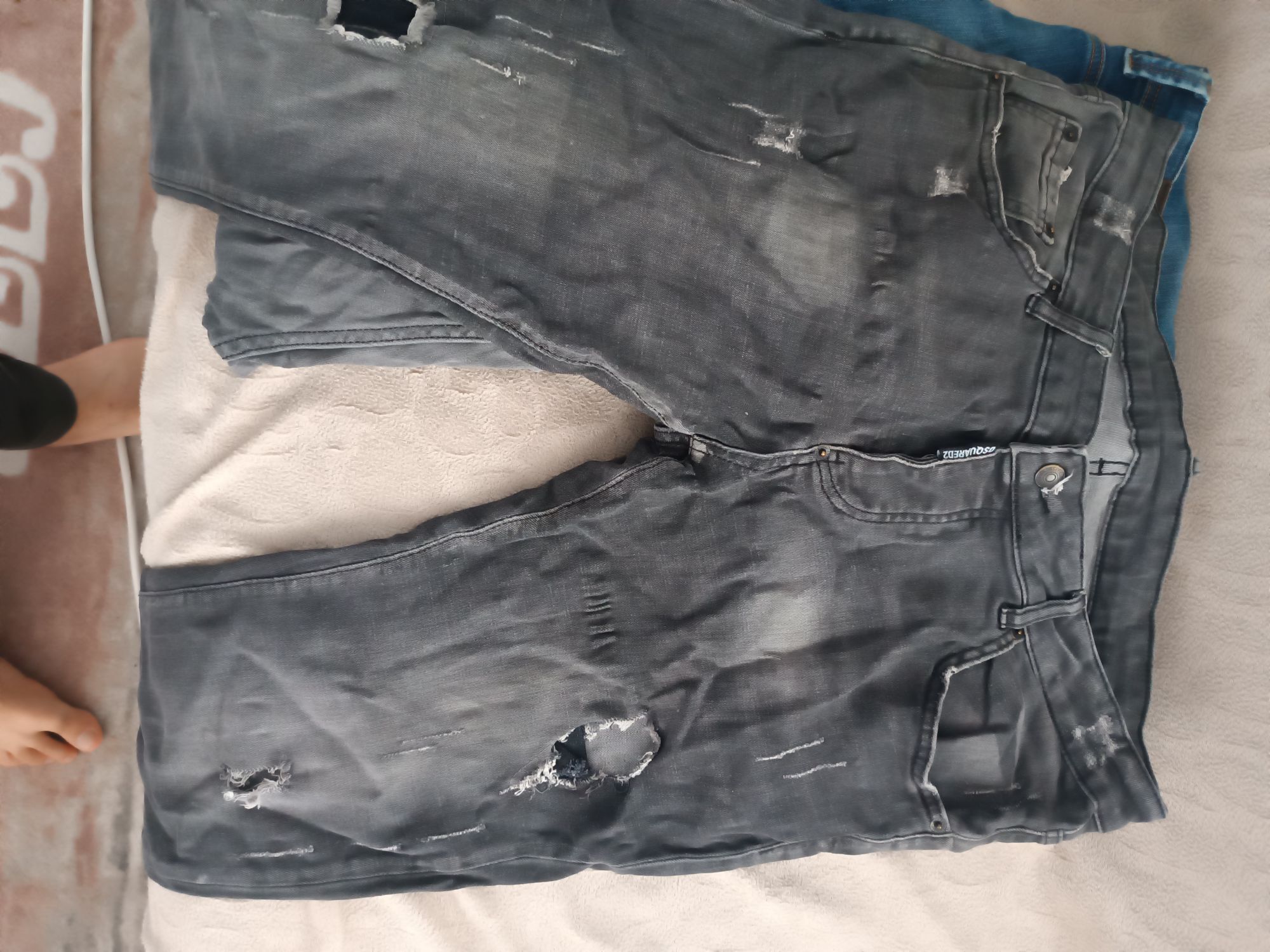 Dsquared2 Gri Jean Pantolon — görsel 3/3