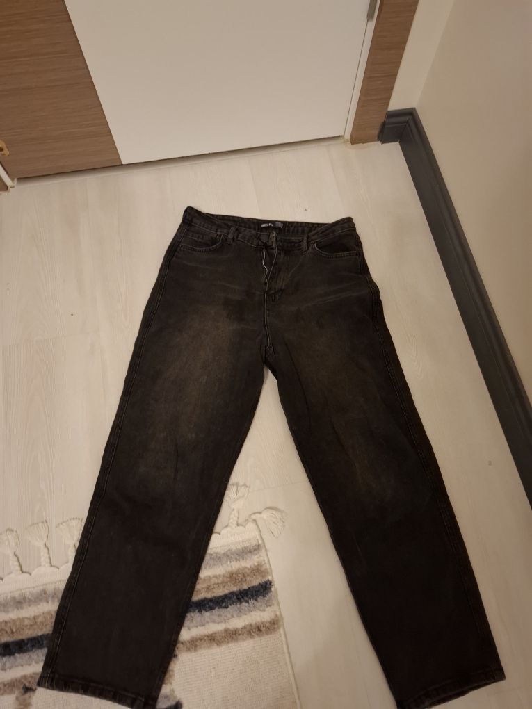 Bol Kesim kahve Jean Pantolon — görsel 4/4