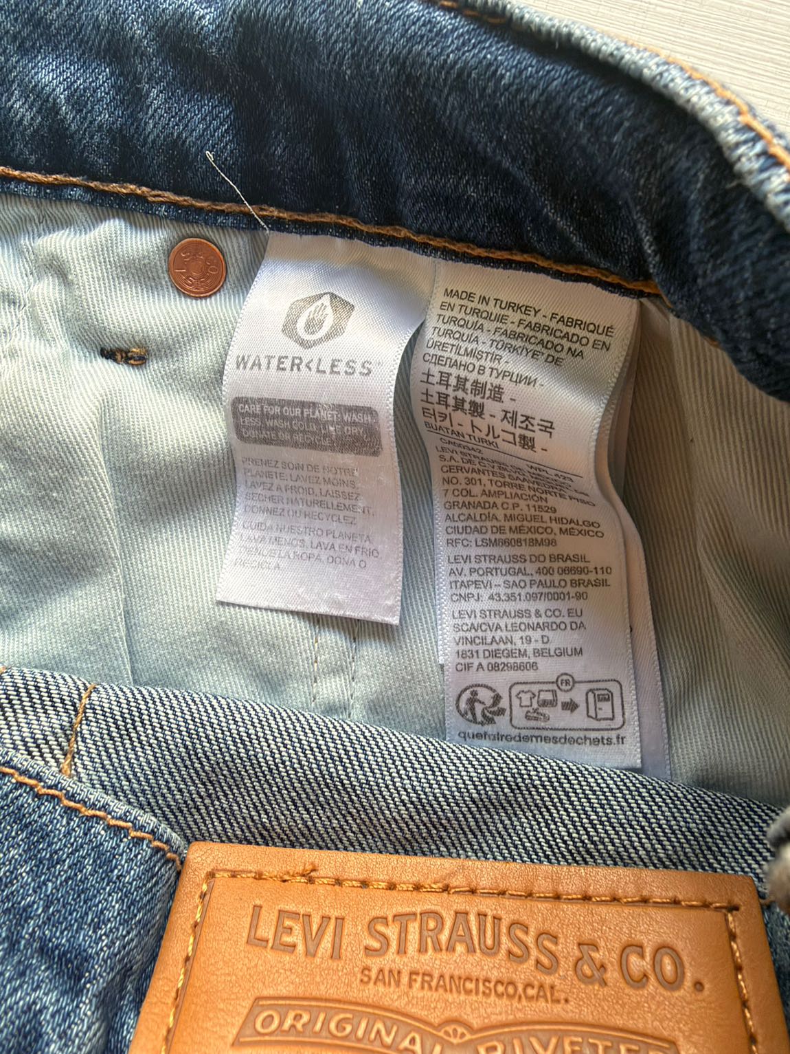 Levi's 502 Kot Pantolon — görsel 4/5