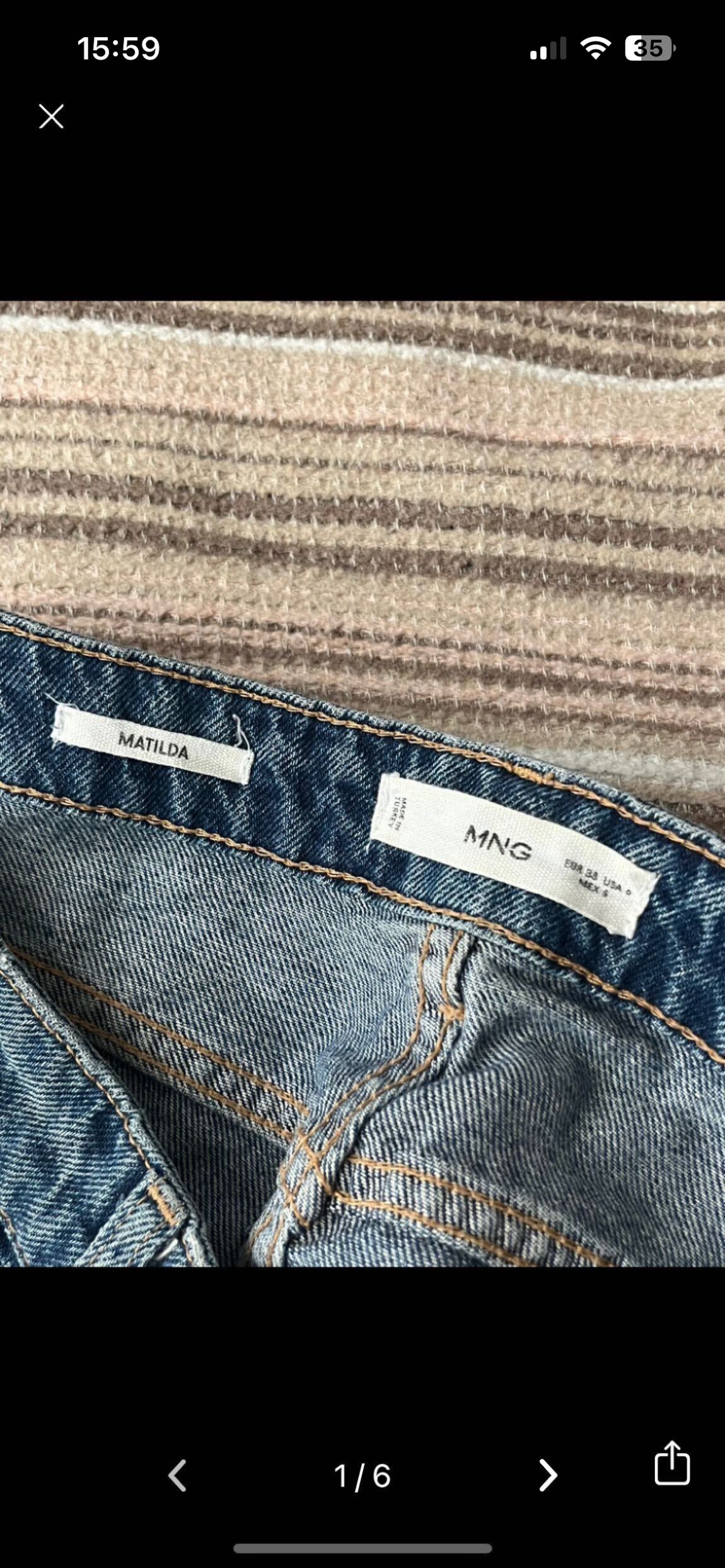 Mango matilda straight düz kesim jean — görsel 2/7