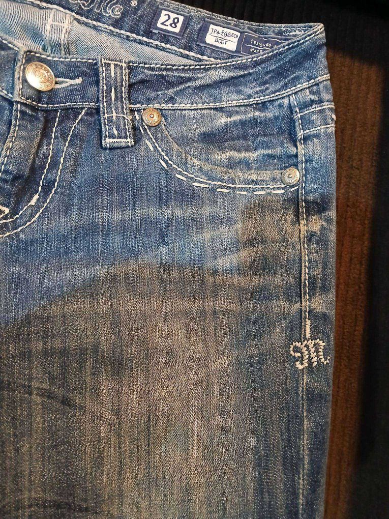 Y2K Vintage Kot Pantalon — görsel 3/6