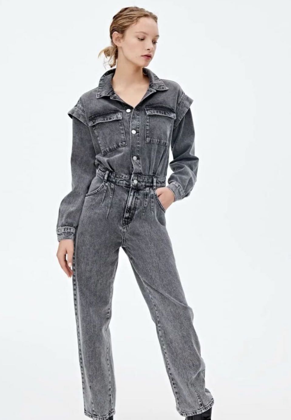 Pull&Bear Gri Jean Tulum — görsel 6/6