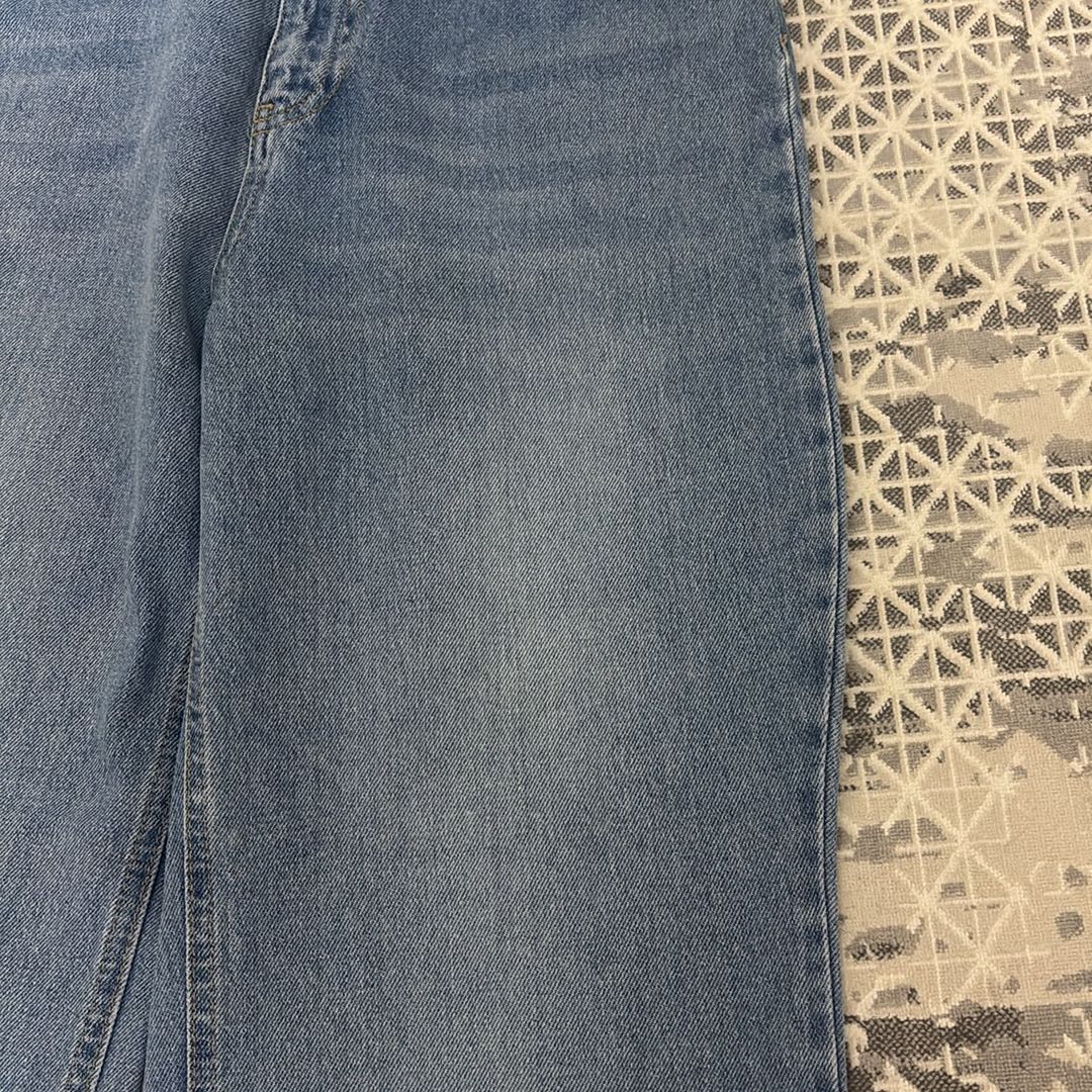 Mavi Bol Paça Jean Pantolon — görsel 3/4