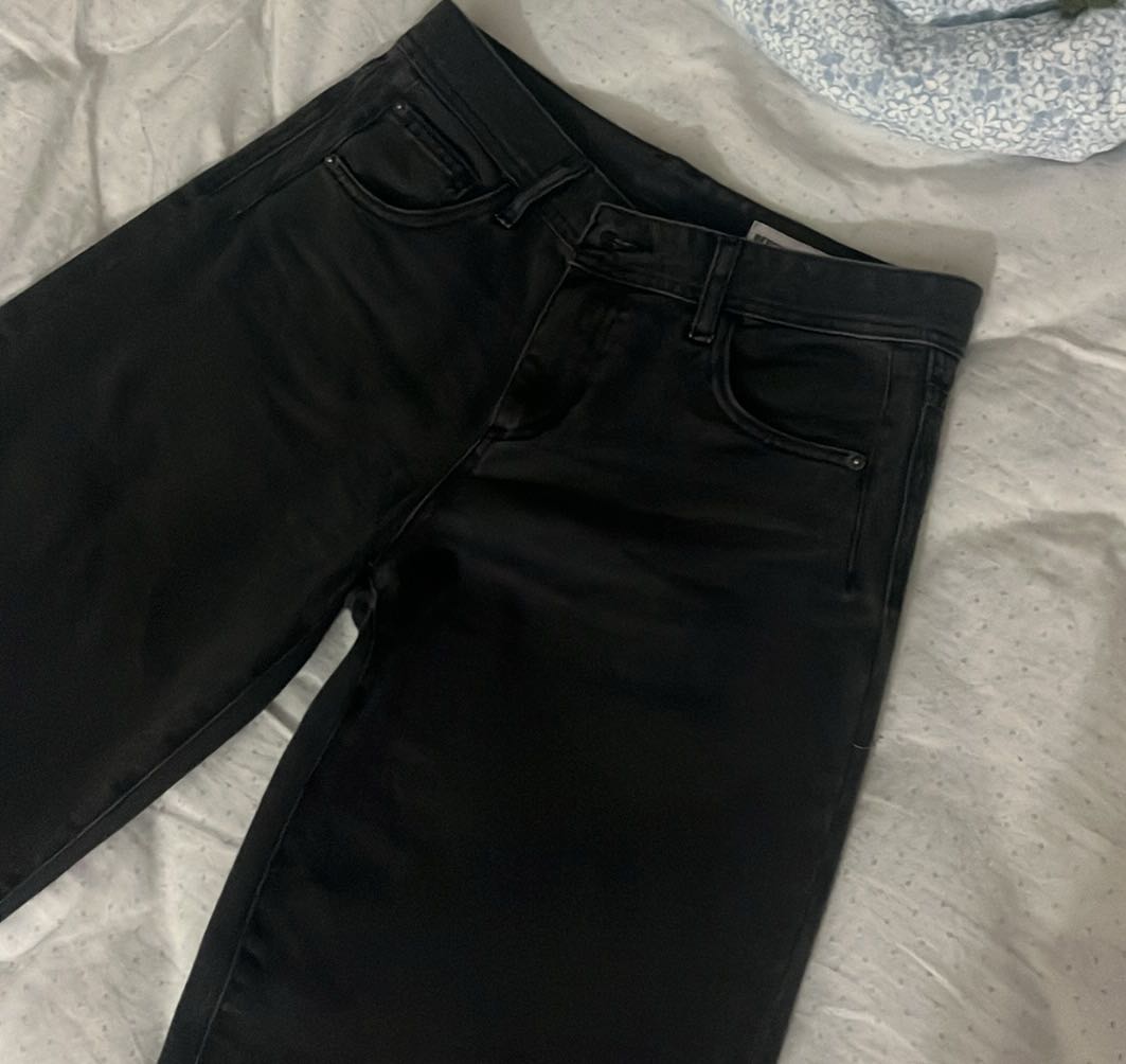 Bershka Siyah Yazılı Jean — görsel 5/7