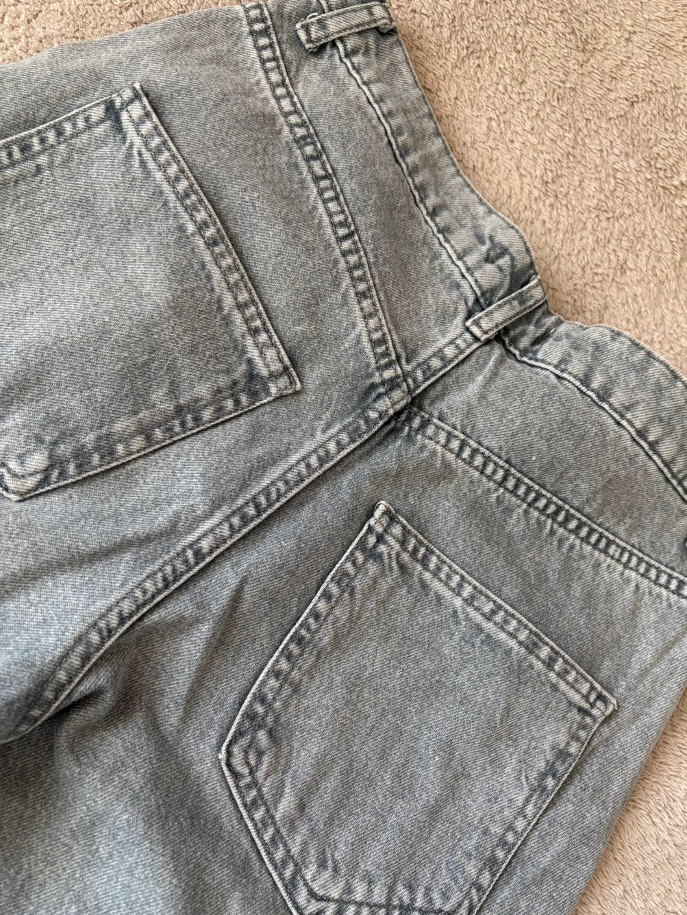 Defacto Straight Fit kargo cepli jean — görsel 8/9
