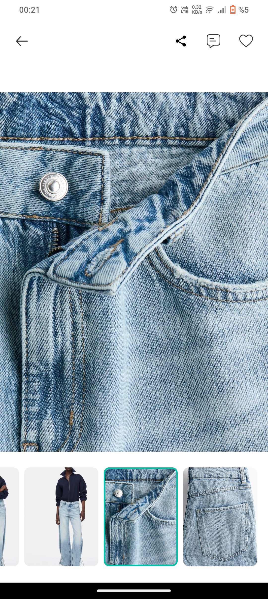 Açık Mavi Jean Pantolon — görsel 4/10