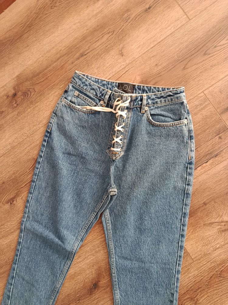 Bağcıklı Kot Pantolon — görsel 2/2