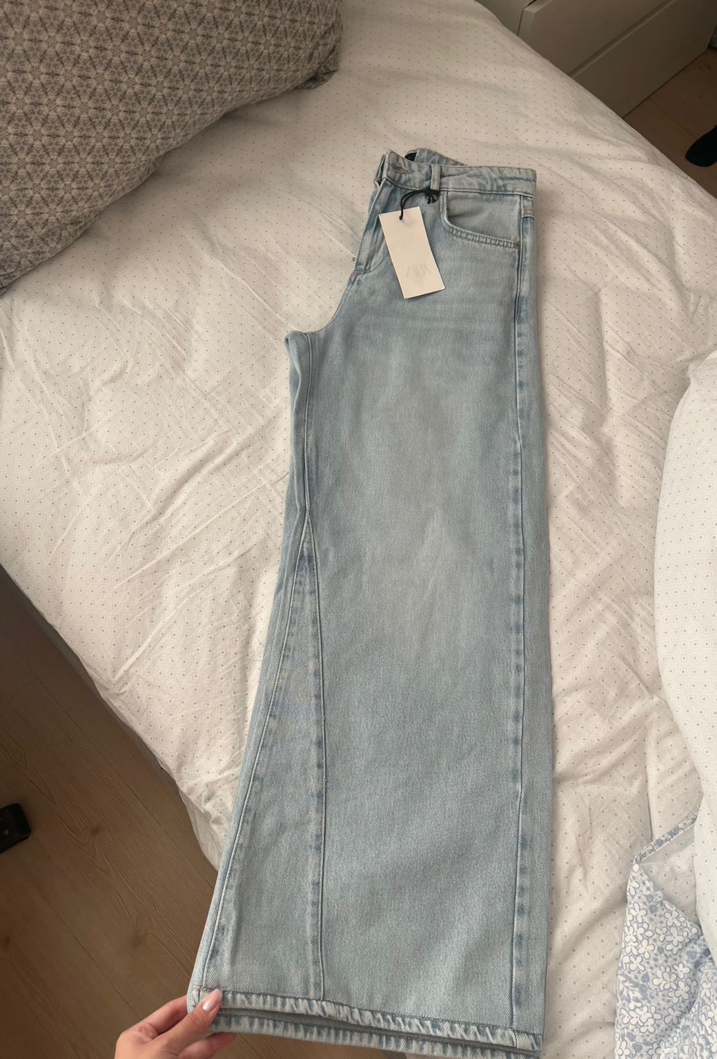 ZARA buz mavisi pantolon — görsel 3/6