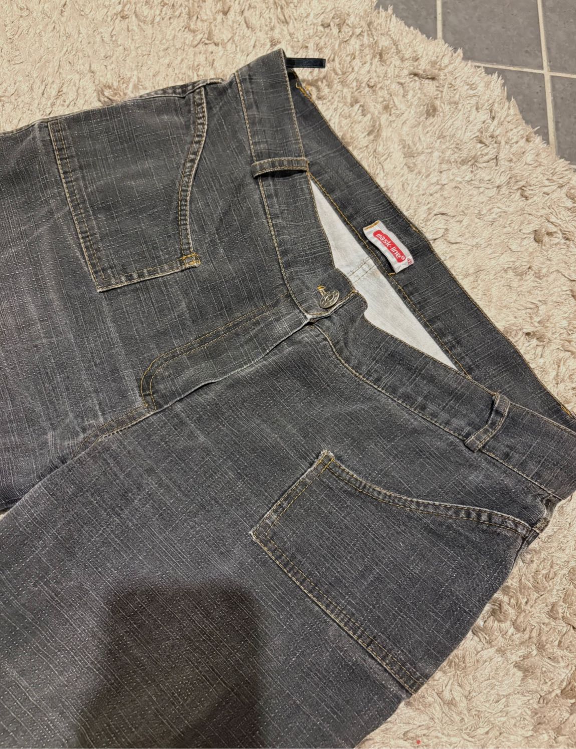 Vintage Düşük Bel Kot Pantolon — görsel 5/12