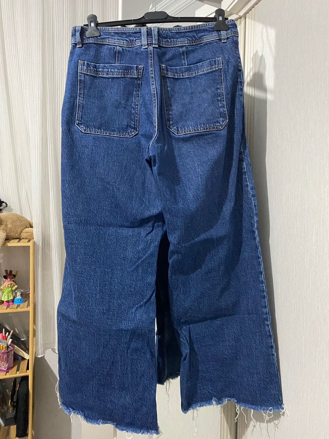 Mavi Geniş Paça Kot Pantolon — görsel 2/3