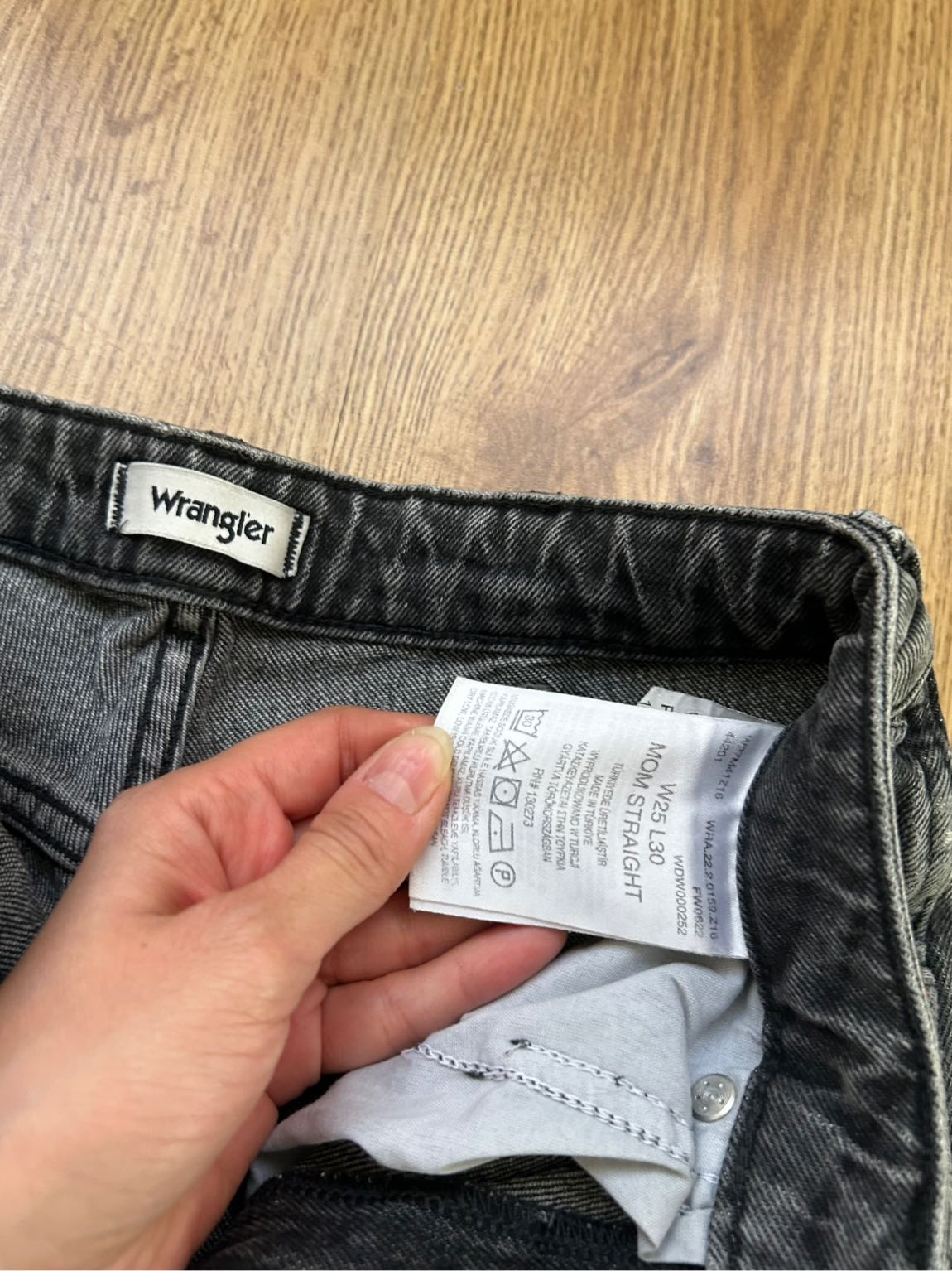 Wrangler Siyah Kot Pantolon — görsel 3/4