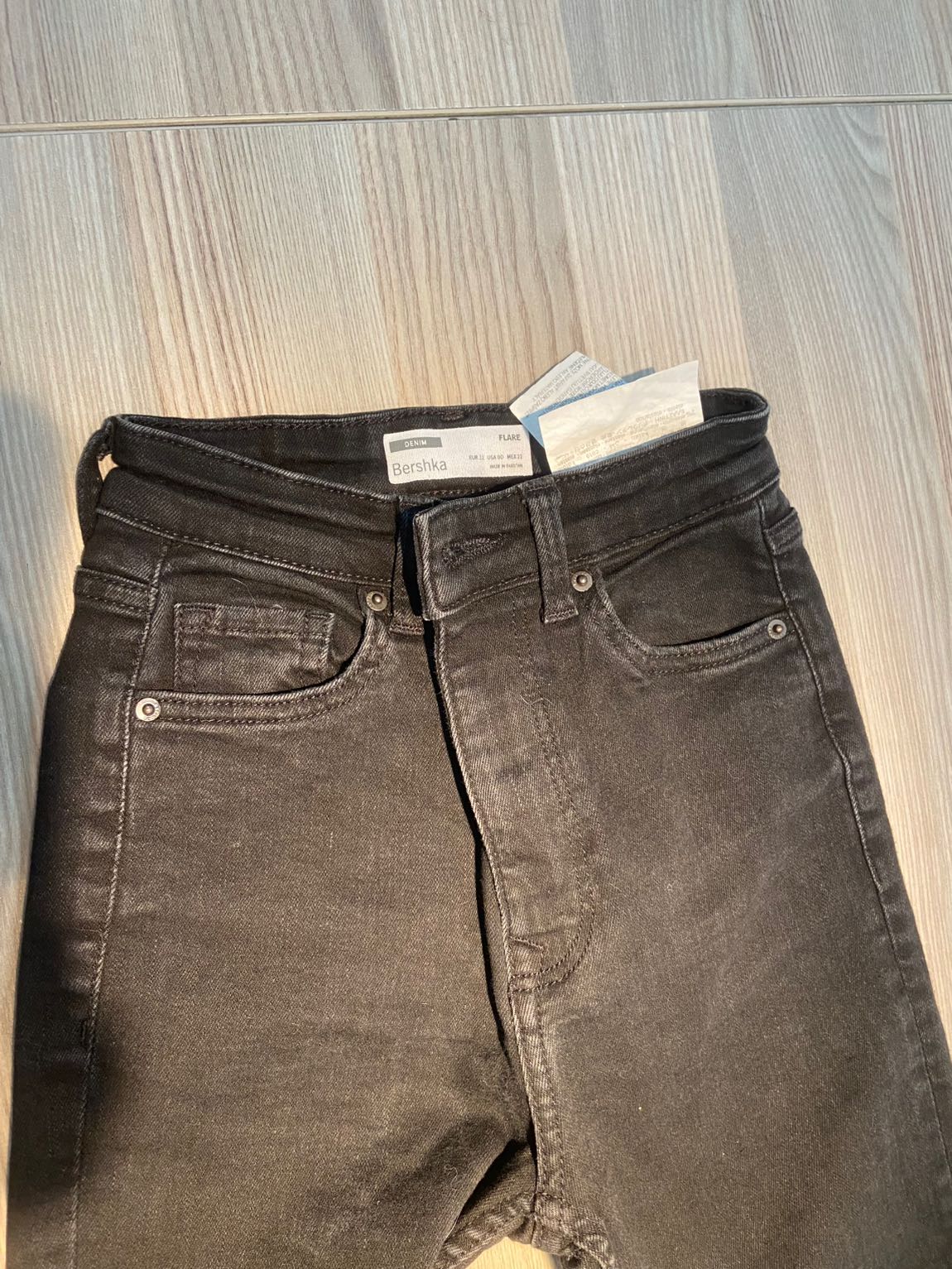 Bershka Siyah Jean Pantolon — görsel 3/4