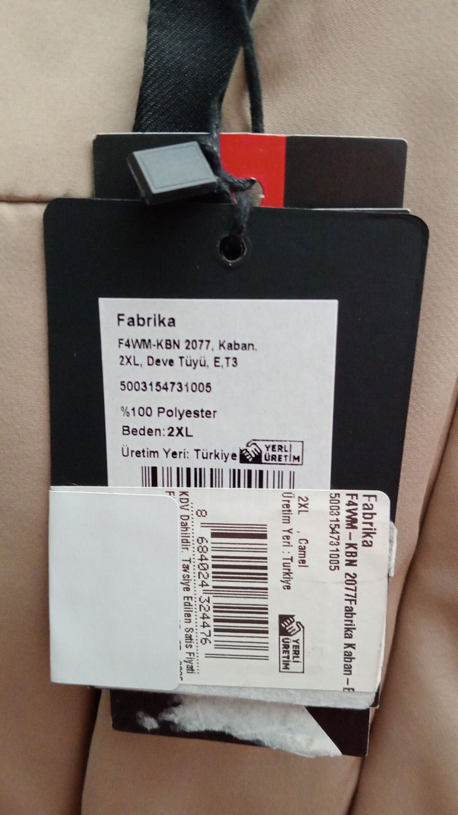 Fabrika erkek su geçirmez kapşonlu kaban — görsel 10/10