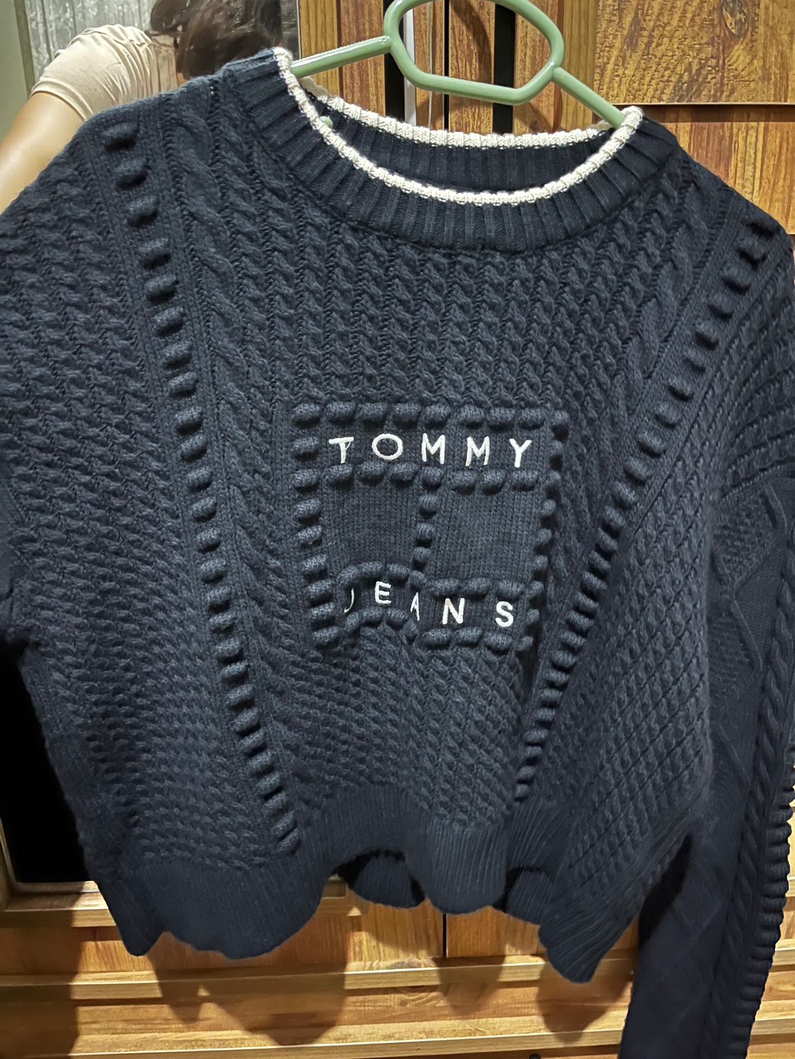 Tommy Jeans lacivert Kazak — görsel 5/8