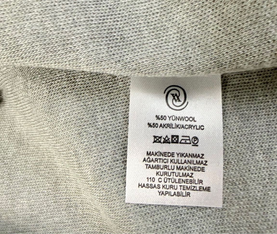 Gri Polo Yaka Kazak — görsel 2/2