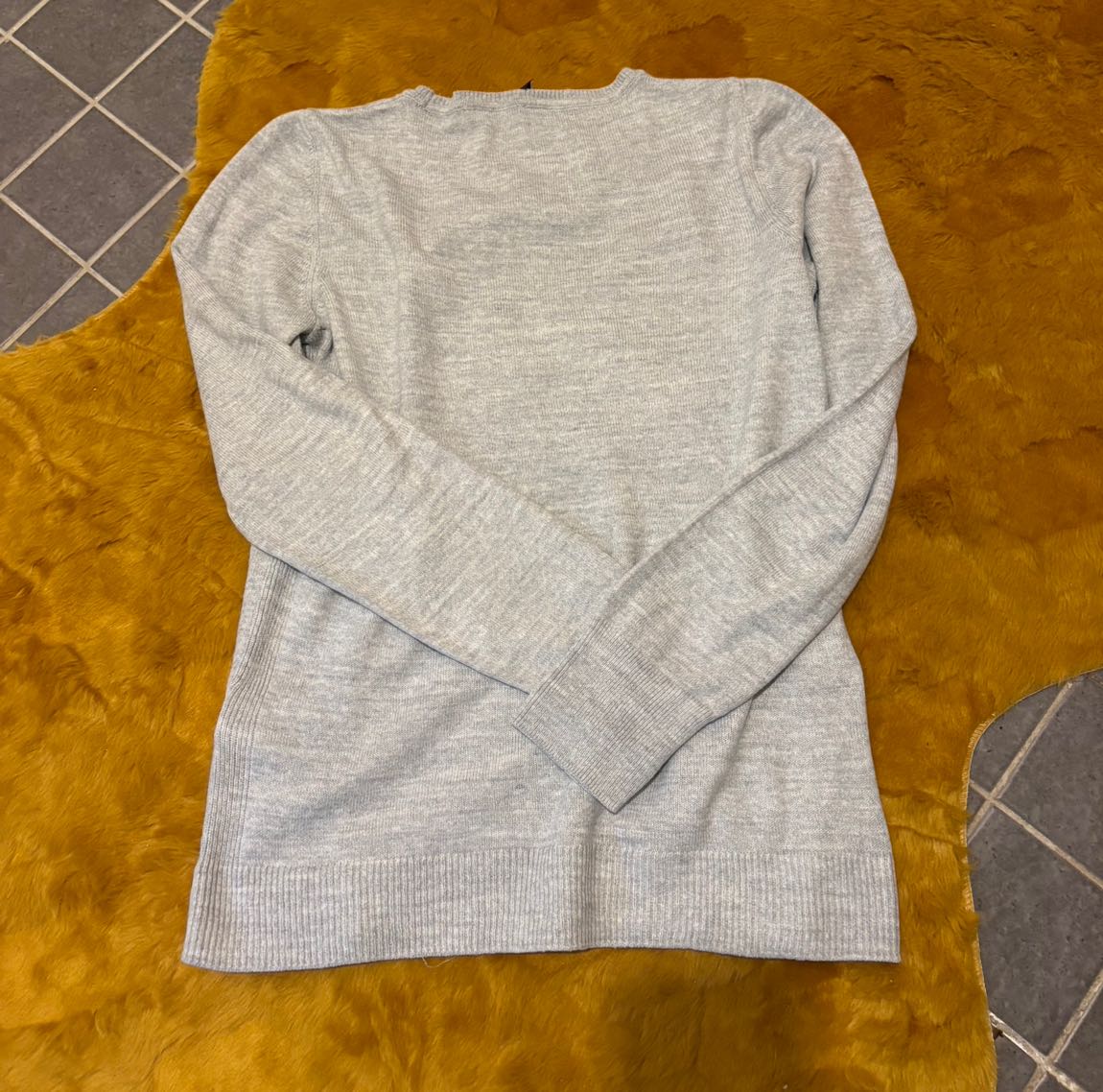 Vintage 90’s Gri İnce Kazak — görsel 5/6