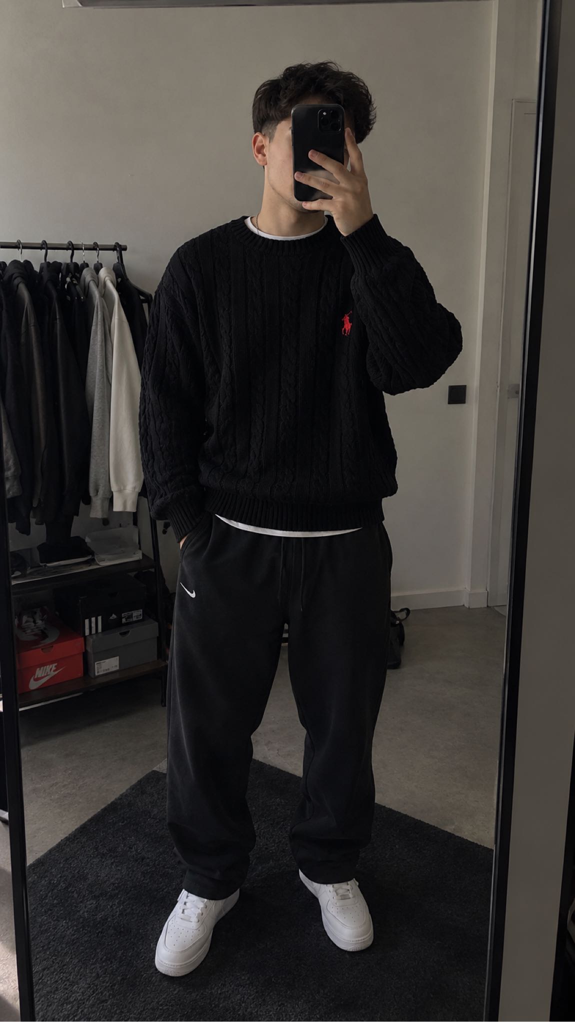Polo Ralph Lauren Siyah Kazak — görsel 2/3