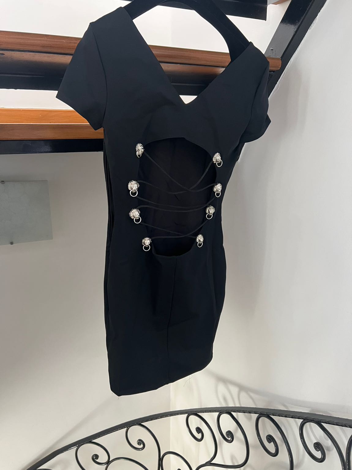 Versus Versace Back Lion Mini Elbise — görsel 3/7