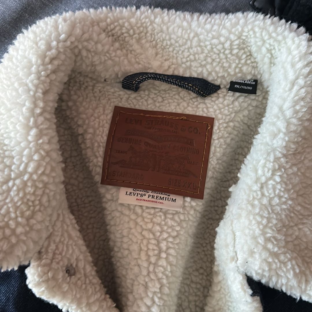 Levis Erkek Kurklu Kot Ceket — görsel 3/9