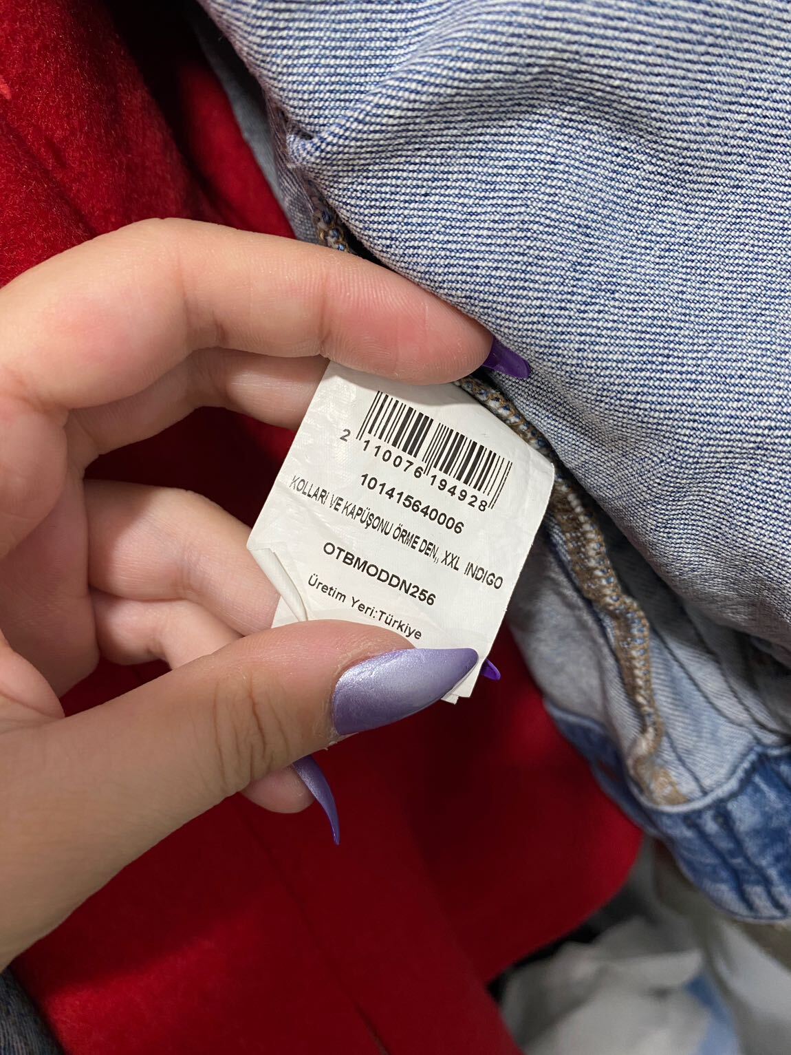 Beymen Kapüşonlu Kot Ceket L-XL uyumlu — görsel 5/6