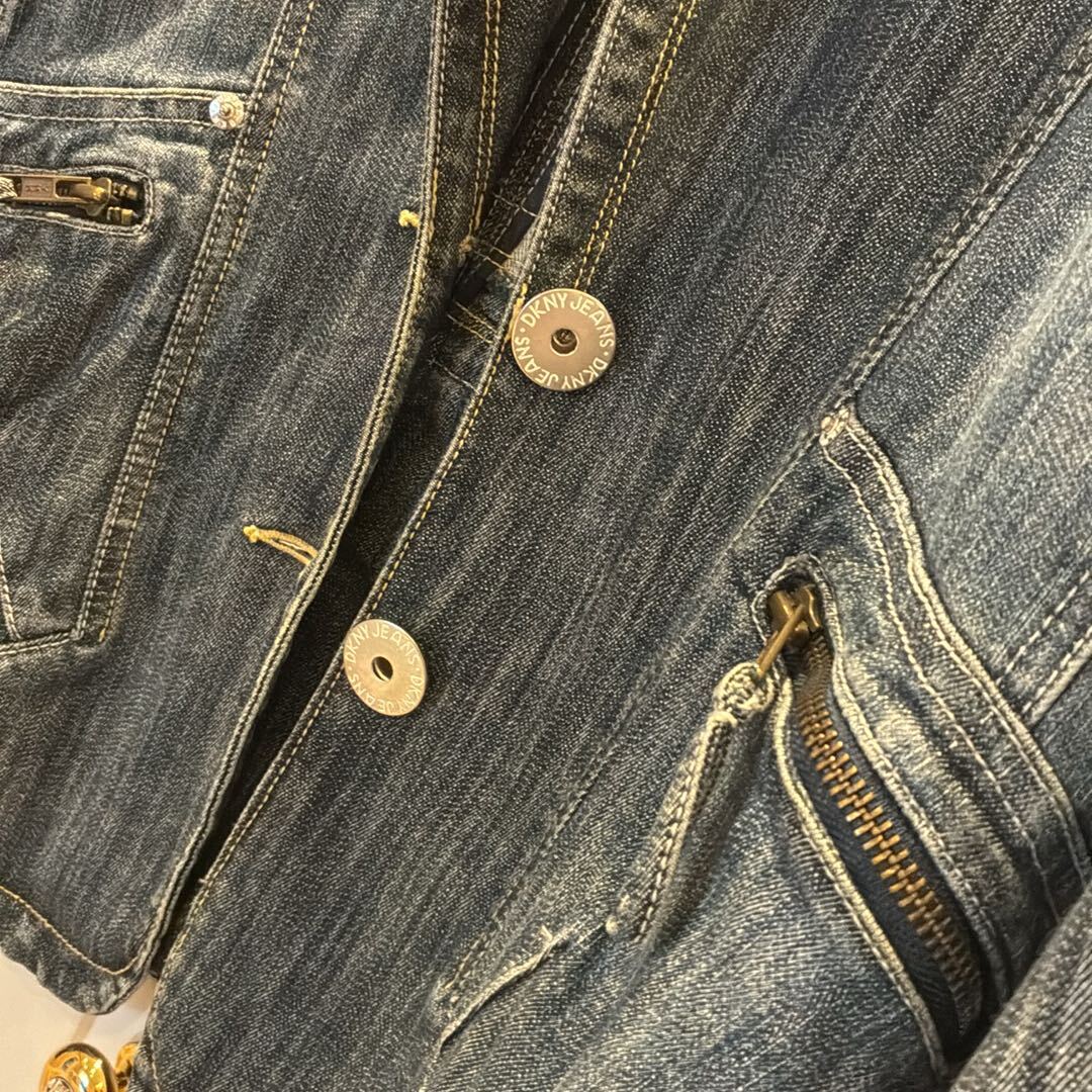 Dkny Jeans kot ceket — görsel 2/6