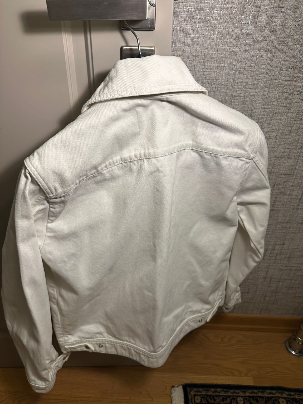 Lacoste Beyaz Kot Ceket — görsel 3/9