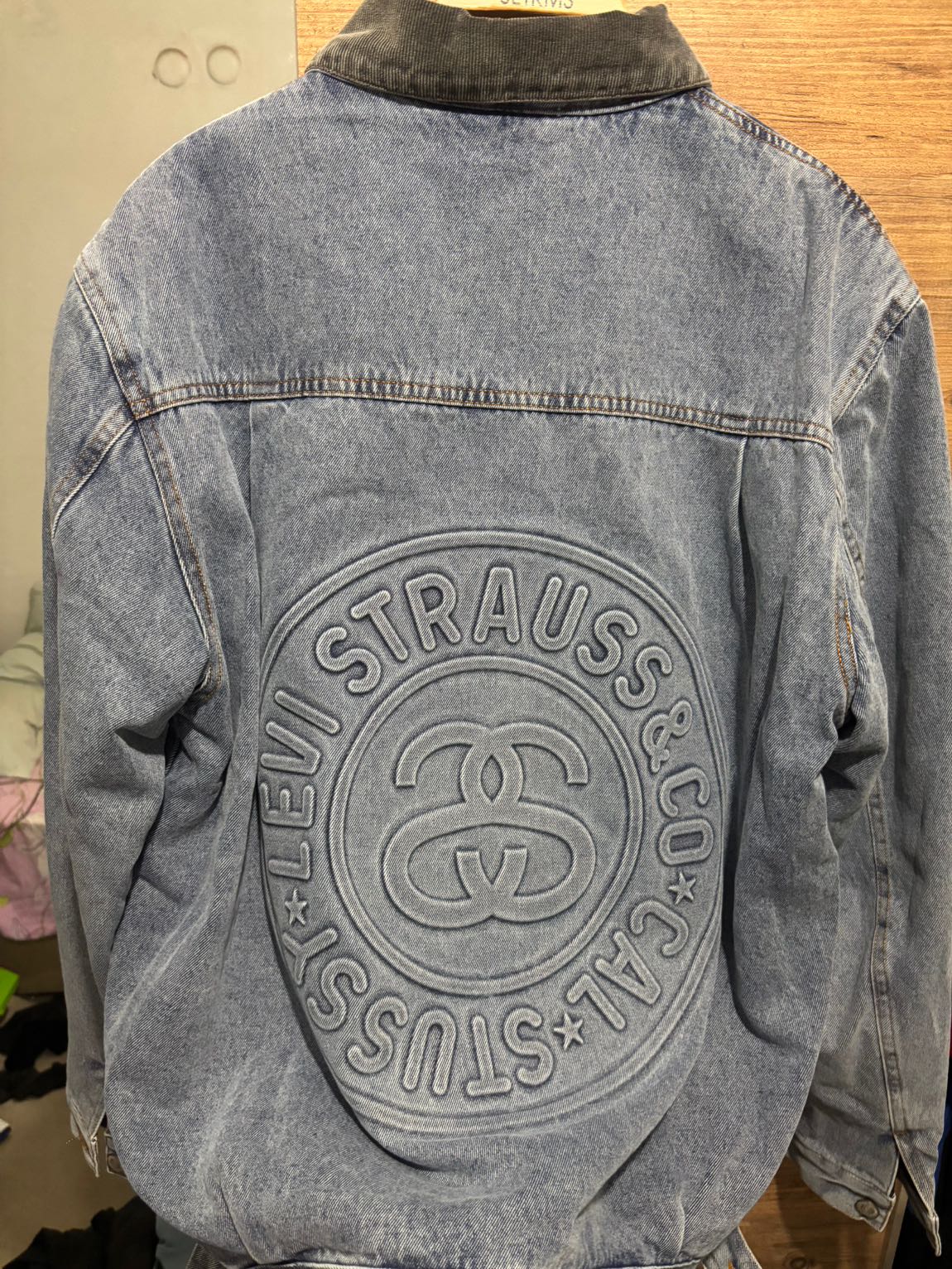 Levi's Kot Ceket trucker stüssy — görsel 6/8