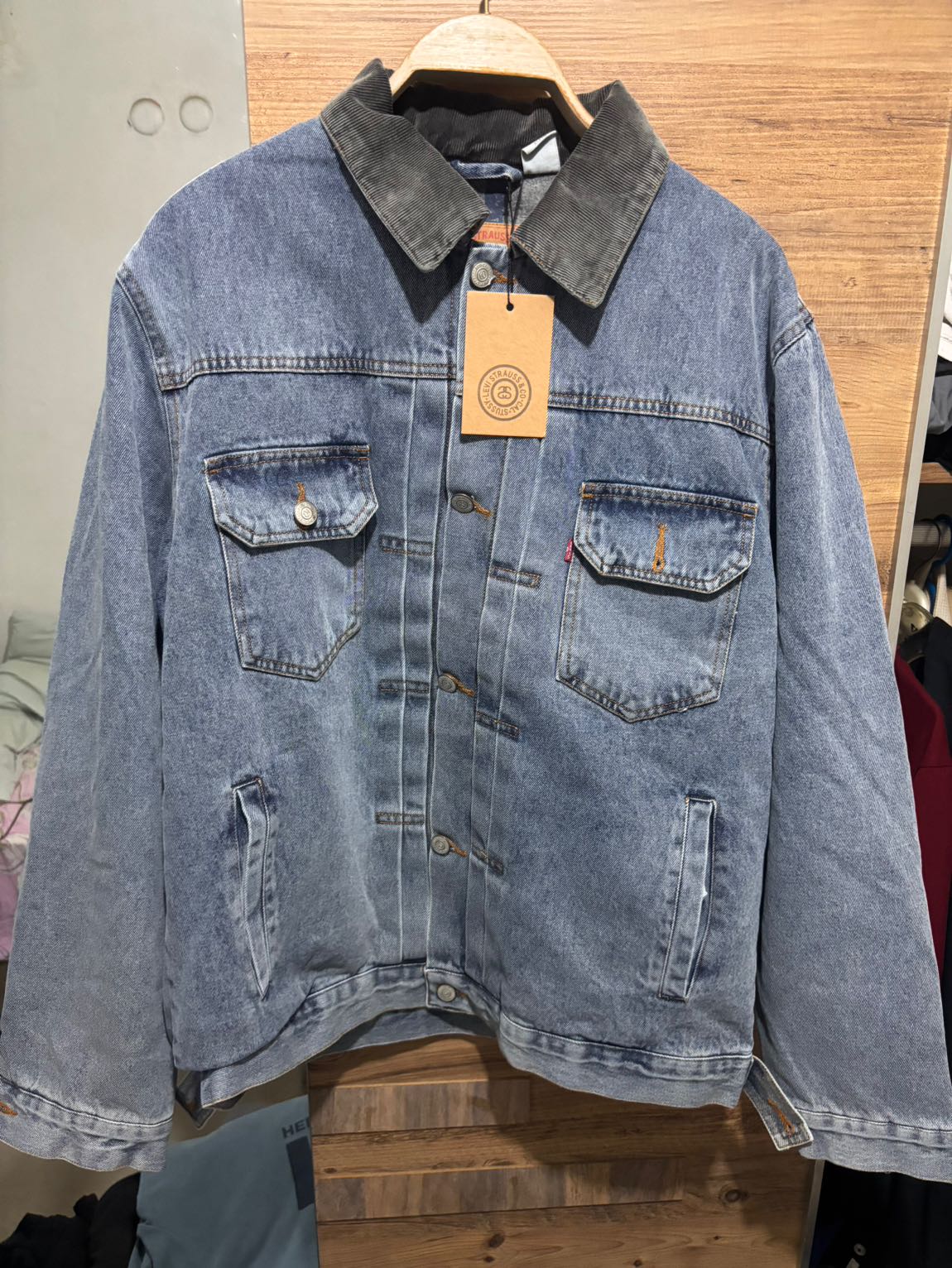 Levi's Kot Ceket trucker stüssy — görsel 3/8