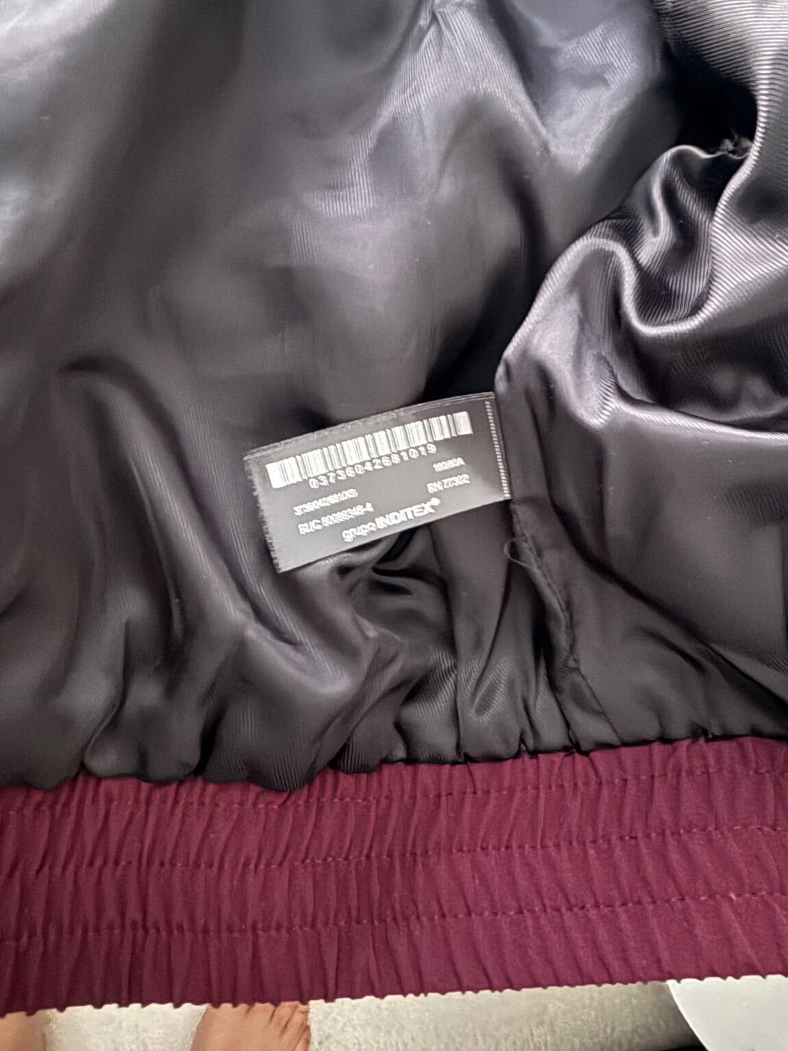 Bordo Bomber Ceket — görsel 5/5