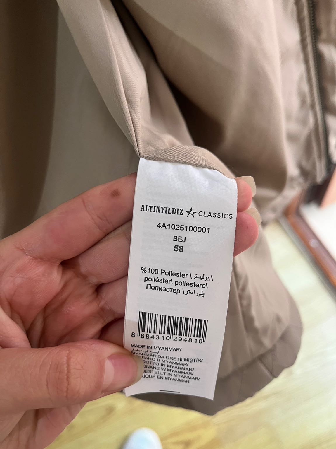 Altınyıldız erkek Kapitone Mont — görsel 3/10