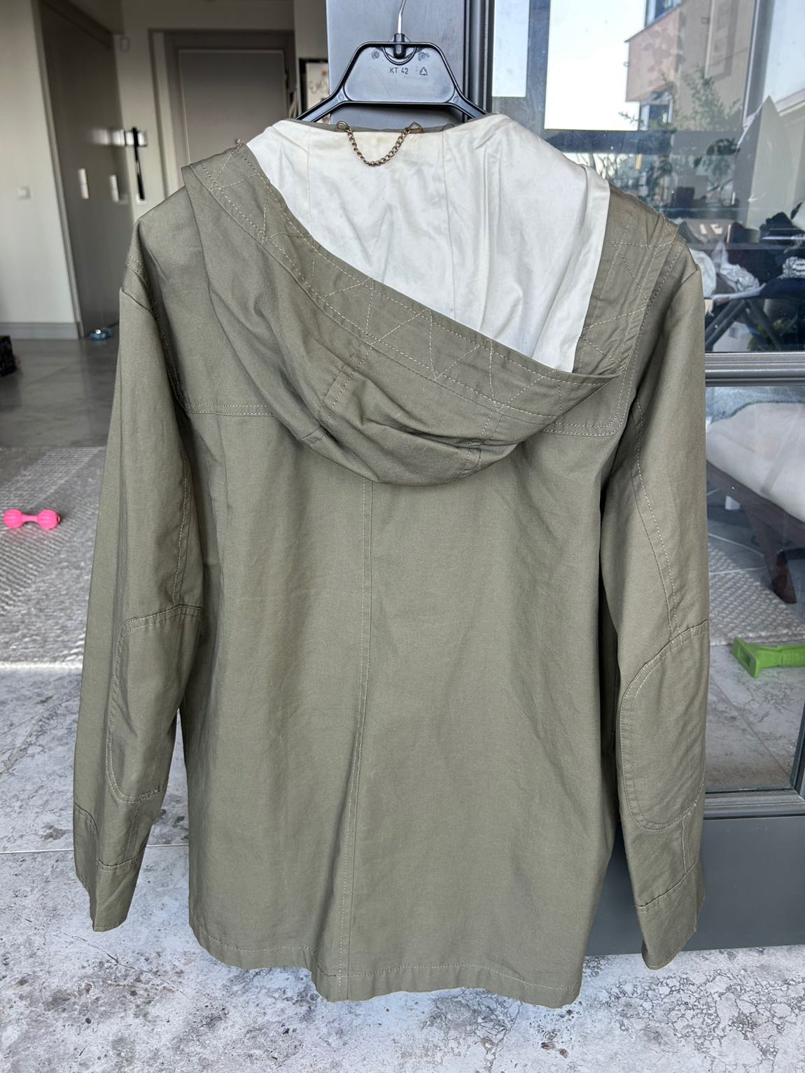 Orijinal H&M Kapüşonlu Duffle Mont — görsel 4/4