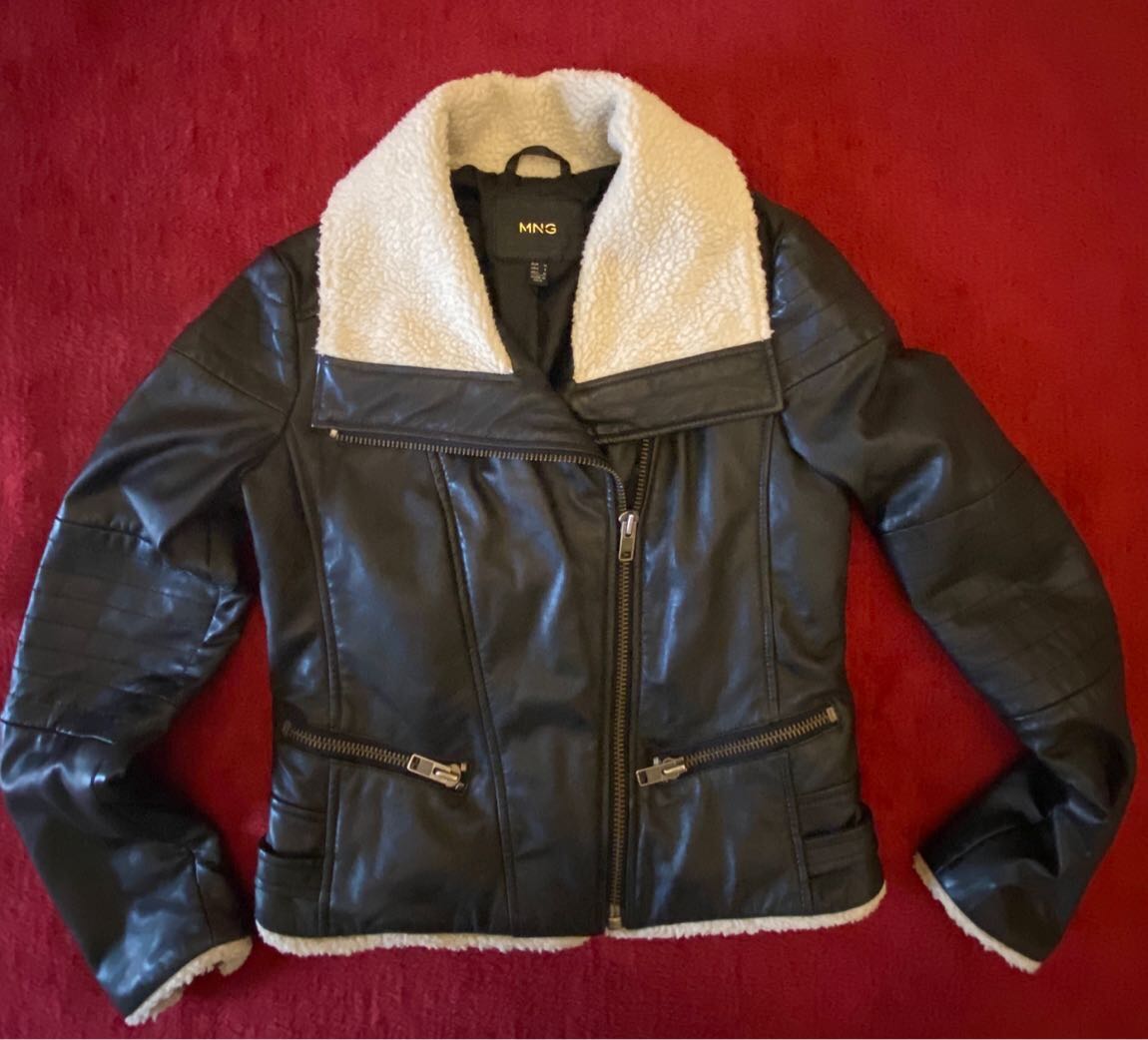 Orjinal koyun Derisi Vintage Kadın Mont — görsel 4/6