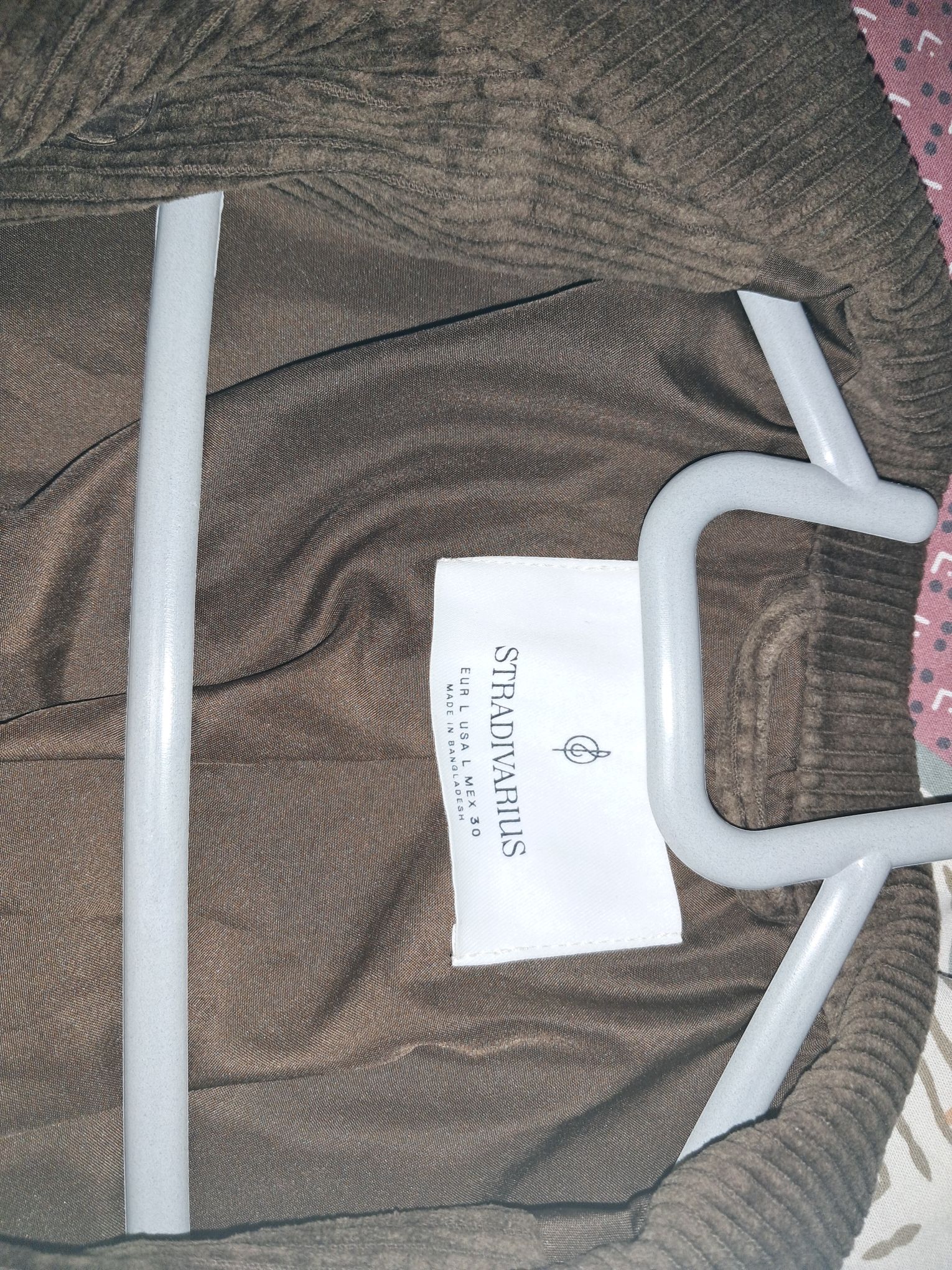 Stradivarius Fitilli Kadife Ceket — görsel 3/4