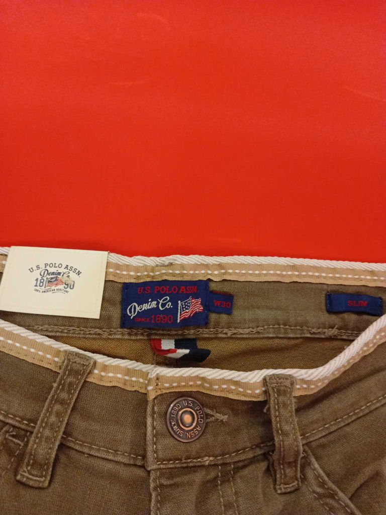 Orjinal Sıfır U.S POLOHaki Jean Pantolon — görsel 2/4