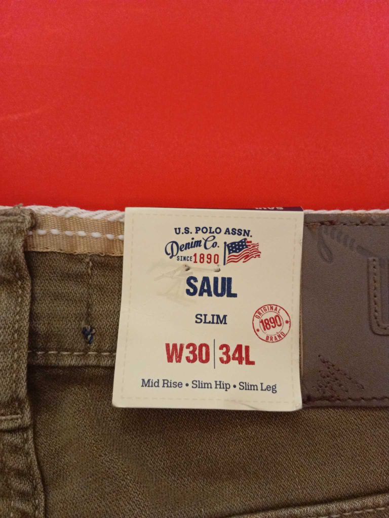 Orjinal Sıfır U.S POLOHaki Jean Pantolon — görsel 4/4