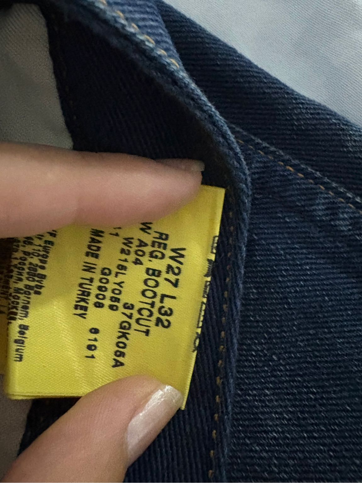 Y2K ispanyol paça jean — görsel 4/4