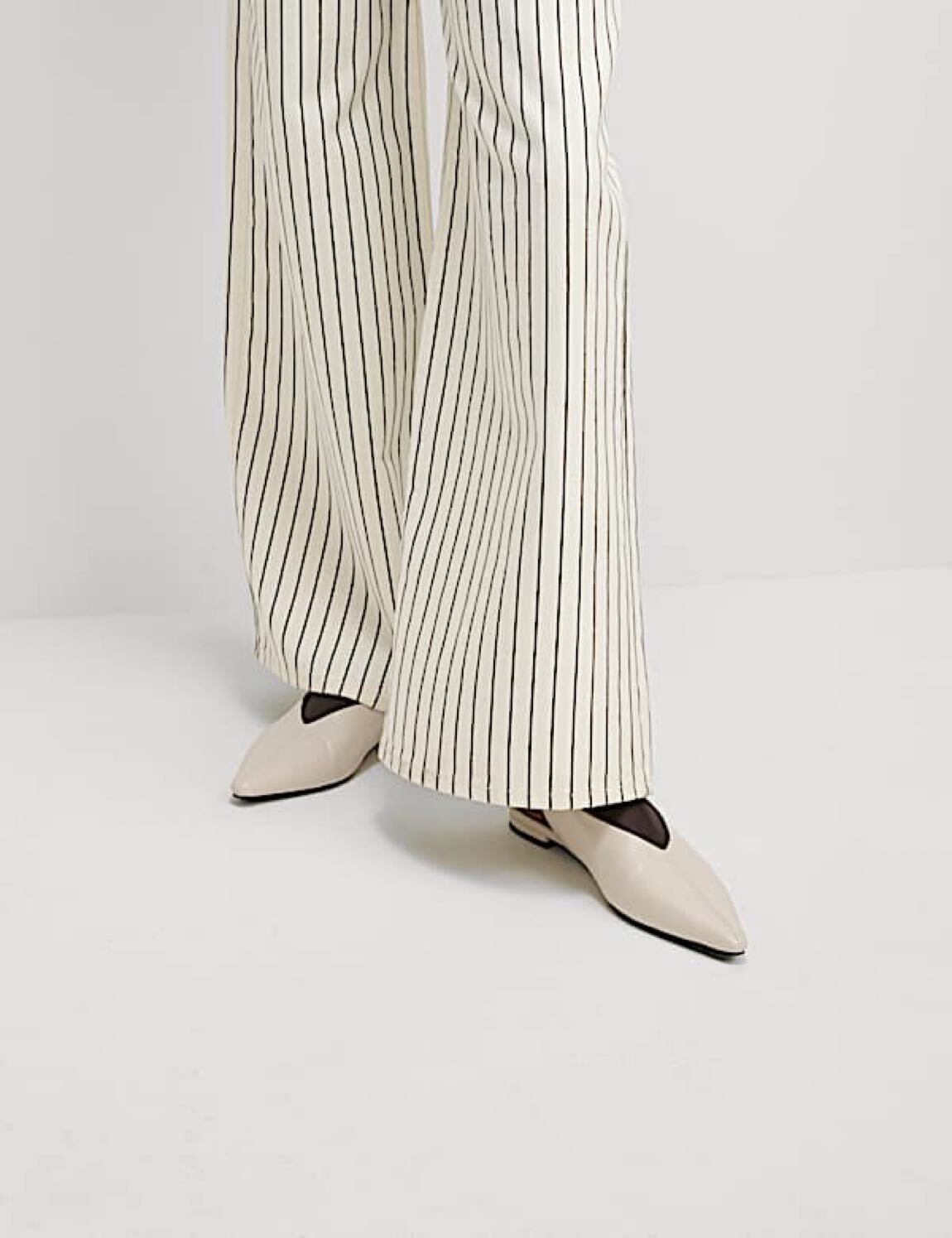 Çizgili Bol Paça Pantolon — görsel 4/8