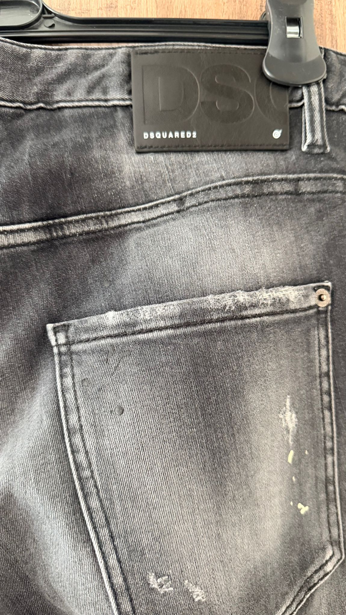 DSQUARED2 Siyah Kot Pantolon — görsel 3/10