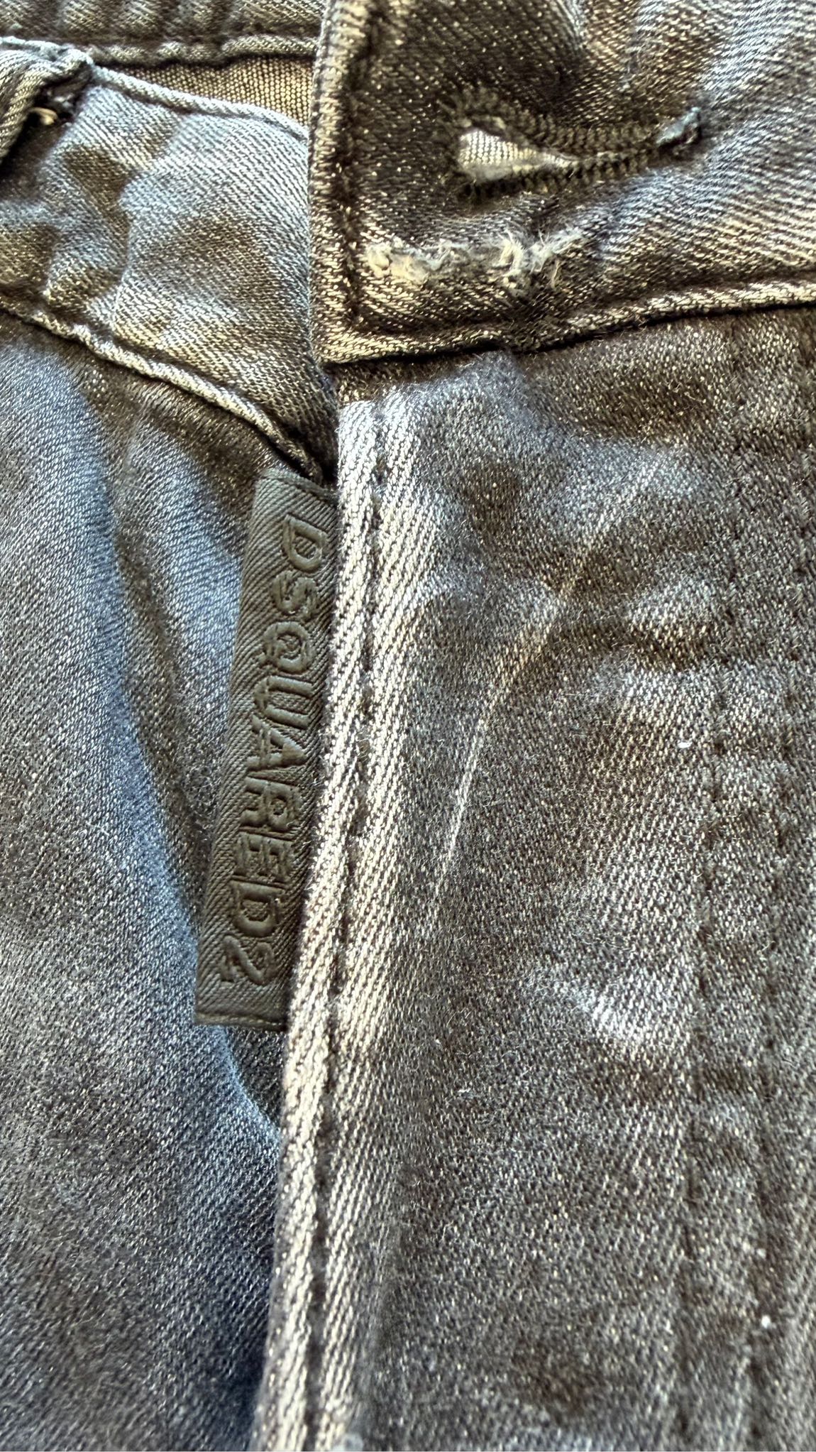 DSQUARED2 Siyah Kot Pantolon — görsel 7/10