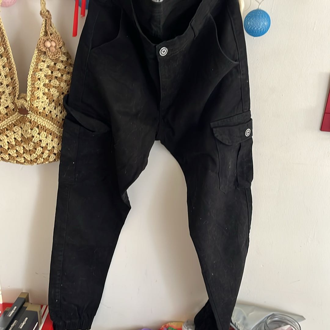 Siyah Cargo Pantolon — görsel 2/4