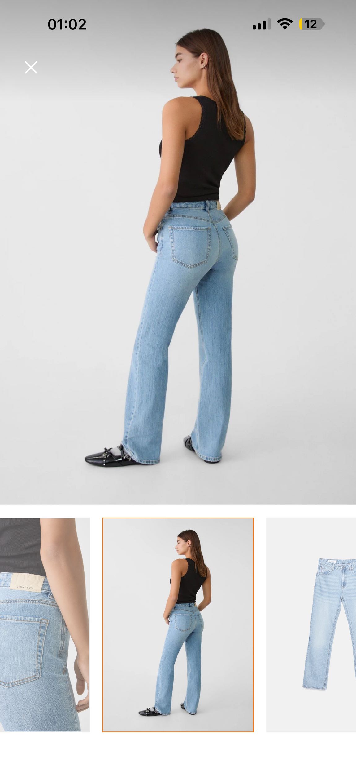 Stradivarius D98 Kot Pantolon — görsel 3/11