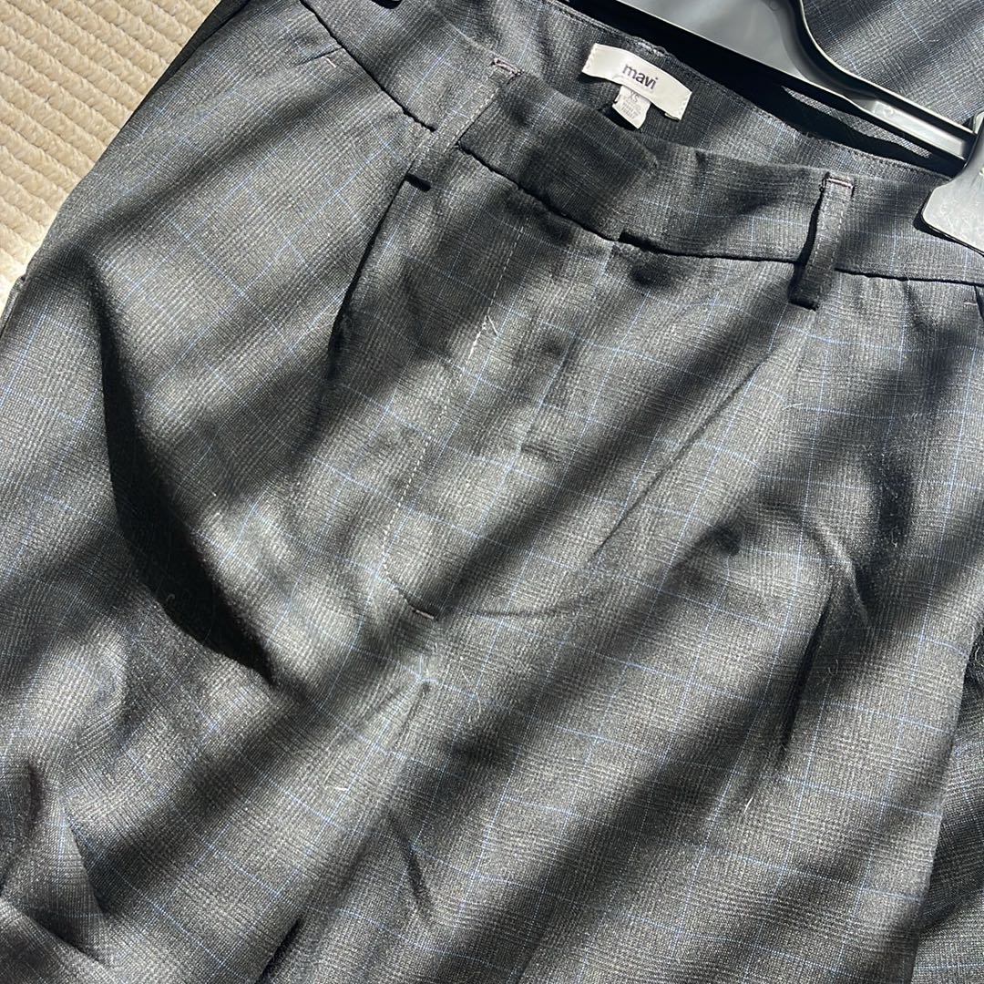 Ekoseli Siyah Pantolon — görsel 4/4