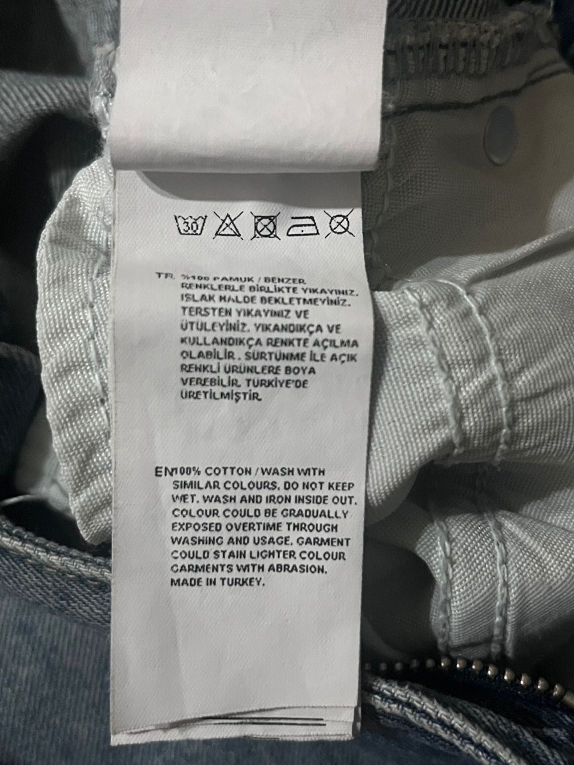 Marka Yüksek Bel Jean Pantolon — görsel 4/10