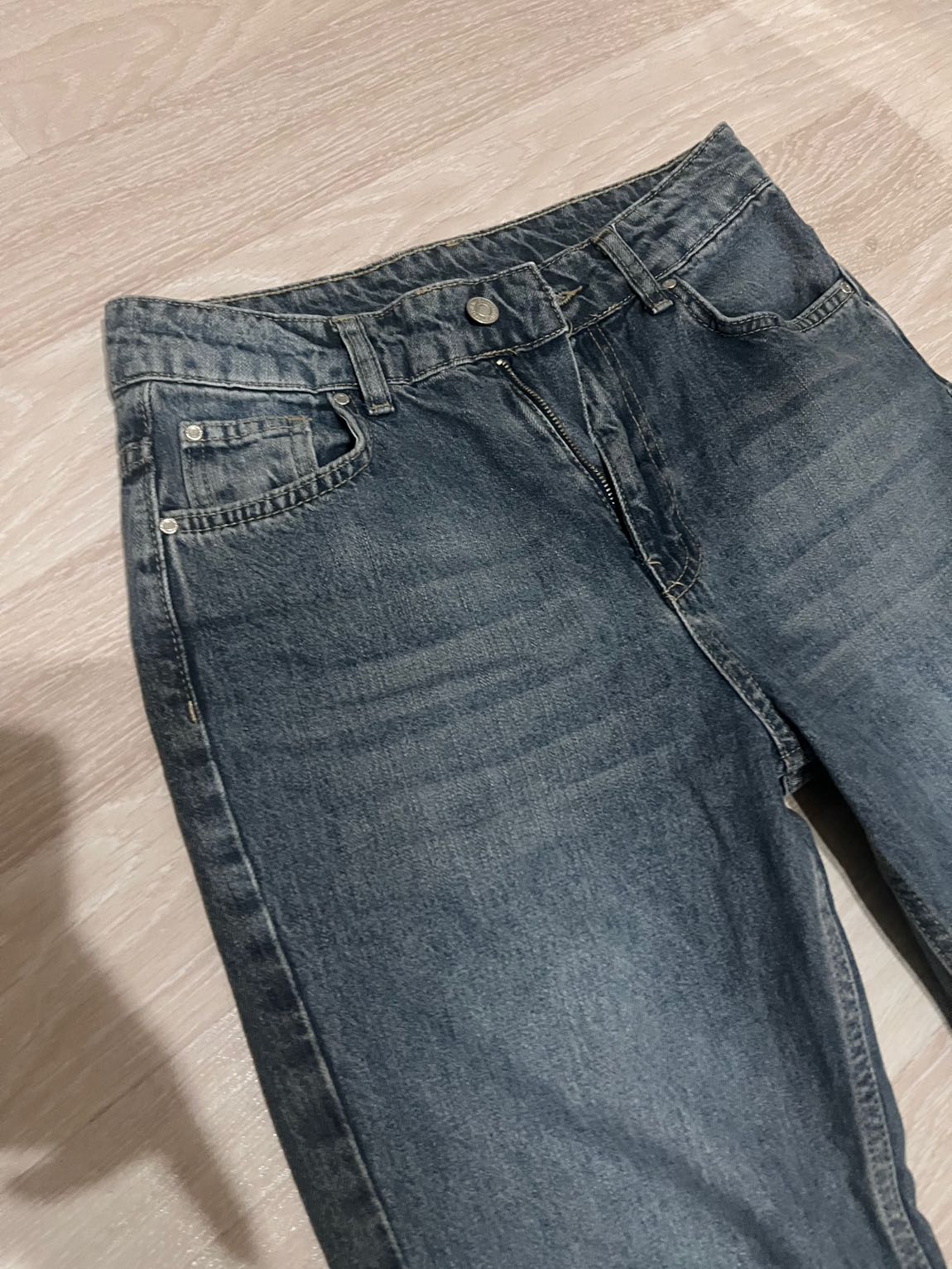 Marka Yüksek Bel Jean Pantolon — görsel 6/10