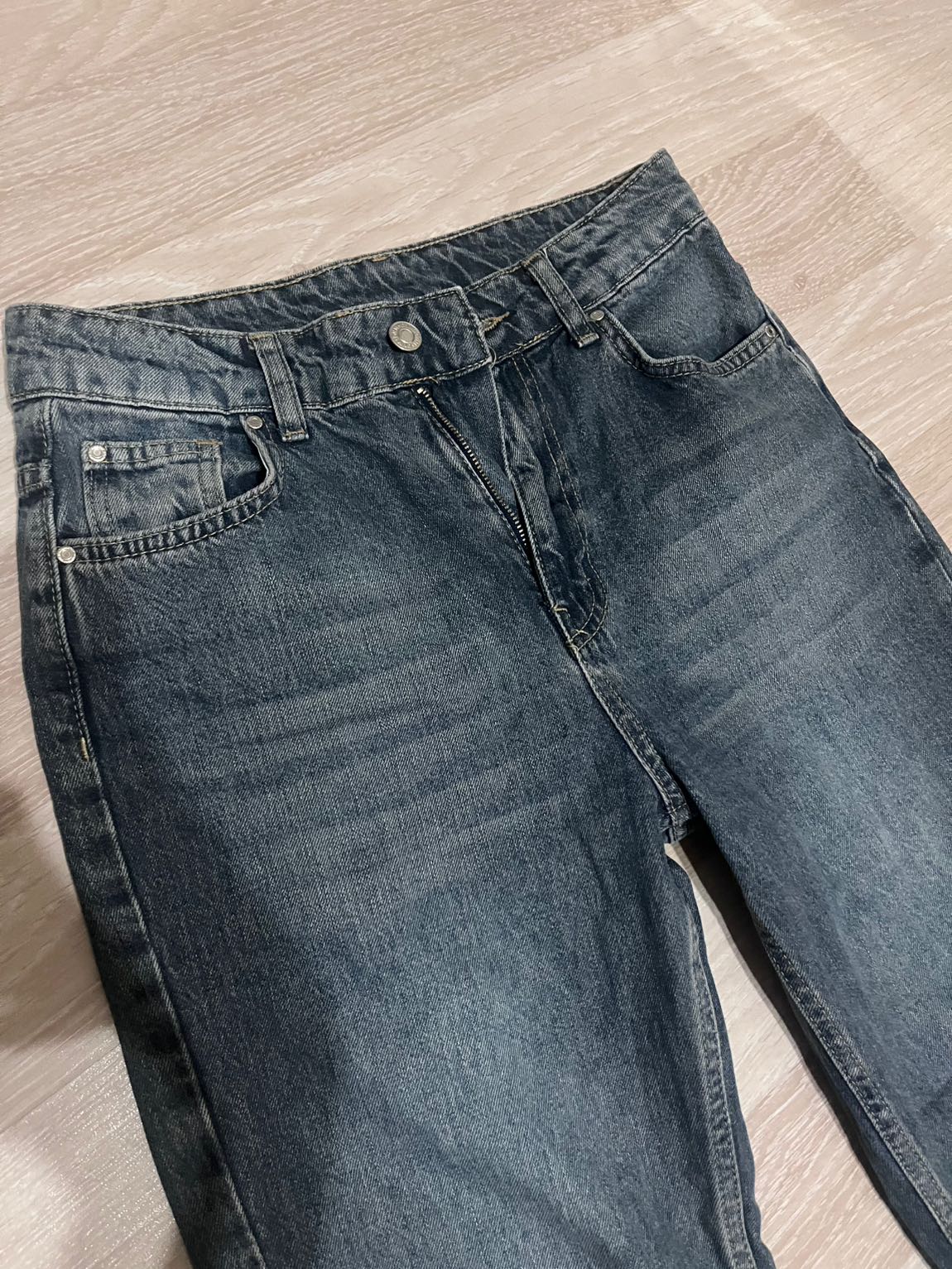 Marka Yüksek Bel Jean Pantolon — görsel 10/10