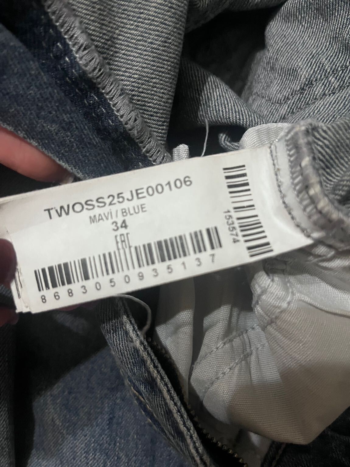 Marka Yüksek Bel Jean Pantolon — görsel 5/10